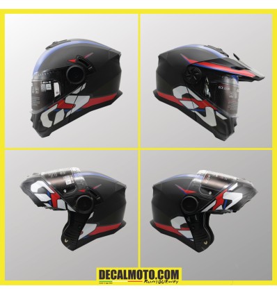 HELMET ACERBIS RIDER MODULARE GS 13